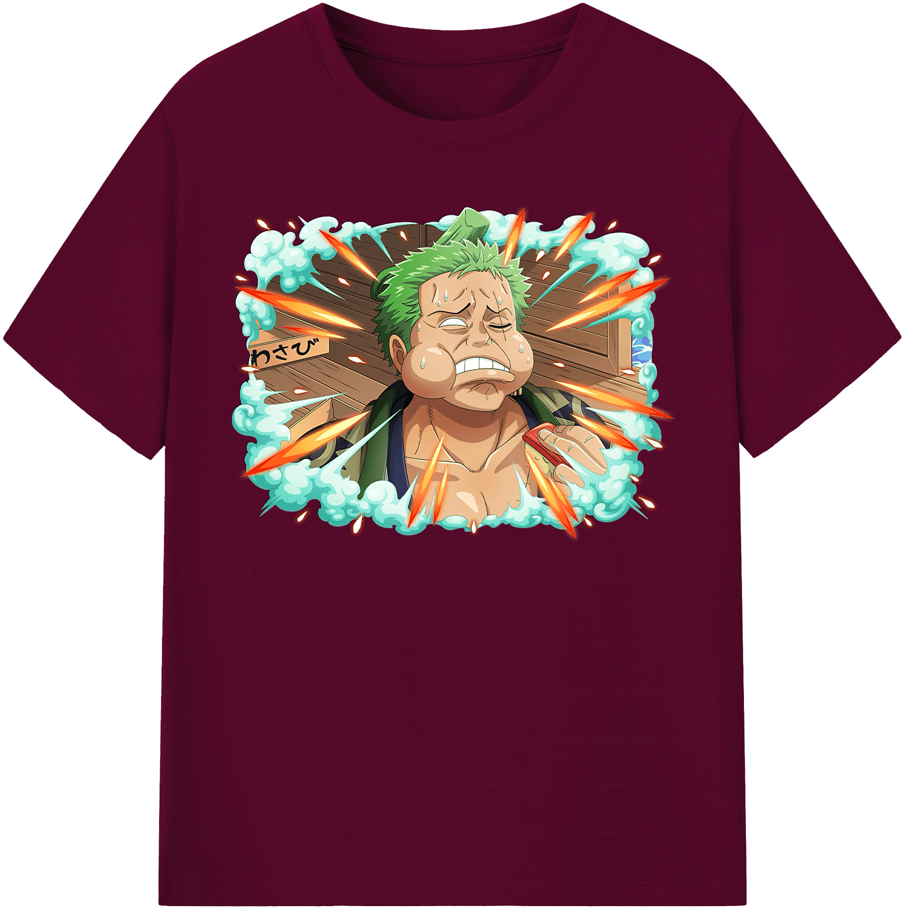 ワンピース ロロノア・ゾロ ONE PIECE Roronoa Zoro レディースカジュアルプリントTシャツ（綿100％）